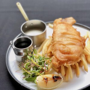 Gin and Tonic Battered Red Snapper